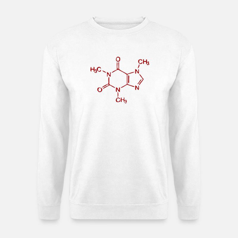 koffein - Unisex Pullover - Weiß