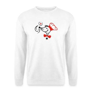 Sternekoch, backen, Koch - Unisex Pullover - Weiß - Vorne