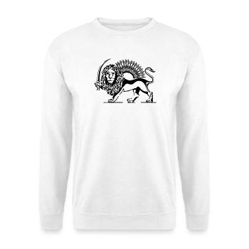 Shir O Khorshid - Sonne und Löwe - Unisex Pullover - Weiß - Vorne