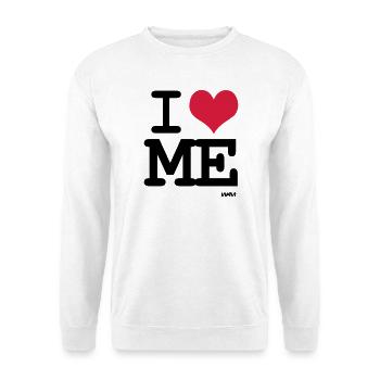 i love me by wam - Unisex Sweatshirt - white - Front