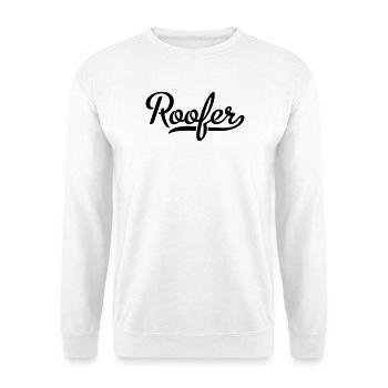 6254398 129527170 Roofer - Sweat-shirt Unisexe - blanc - Devant