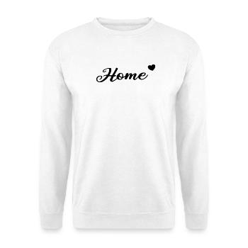Home Heart Lettering - Unisex Sweatshirt - white - Front