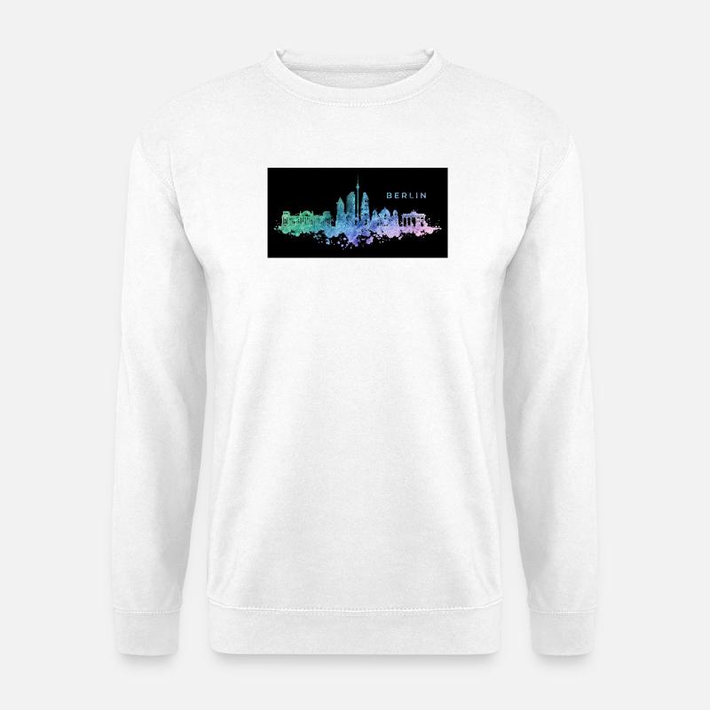 Berlin Skyline - Unisex Pullover - Weiß