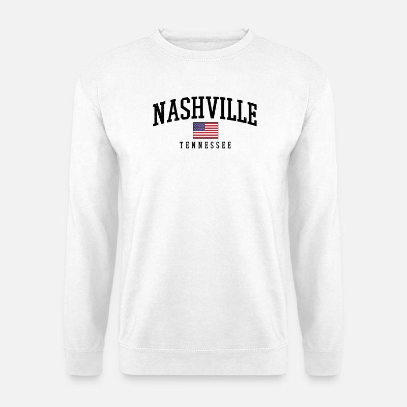Nashville Tennesee - Unisex Pullover - Weiß
