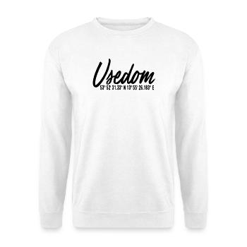 Island of Usedom Shirt - Unisex Sweatshirt - white - Front