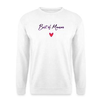 MOM. MOTHER'S DAY. HAPPY MOTHER'S DAY - Unisex Sweatshirt - white - Front