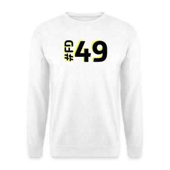 FD49 2025 - Unisex Pullover - Weiß - Vorne