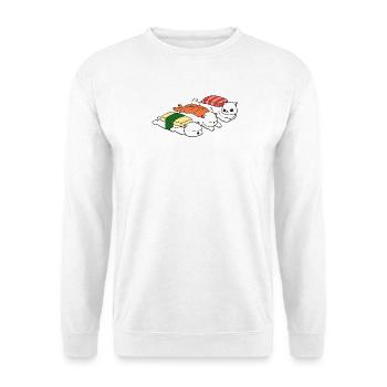 Meow Sushi - Unisex Sweatshirt - white - Front