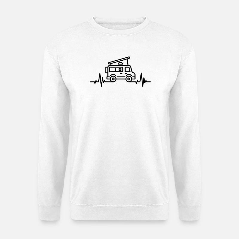 Van Heartbeat - Unisex Pullover - Weiß