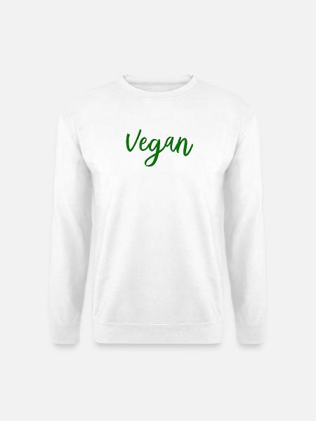 Vegan - Veganerin - Veganer - Unisex Pullover - Weiß
