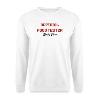 Official - Food Tester - Unisex Sweatshirt - white - Front