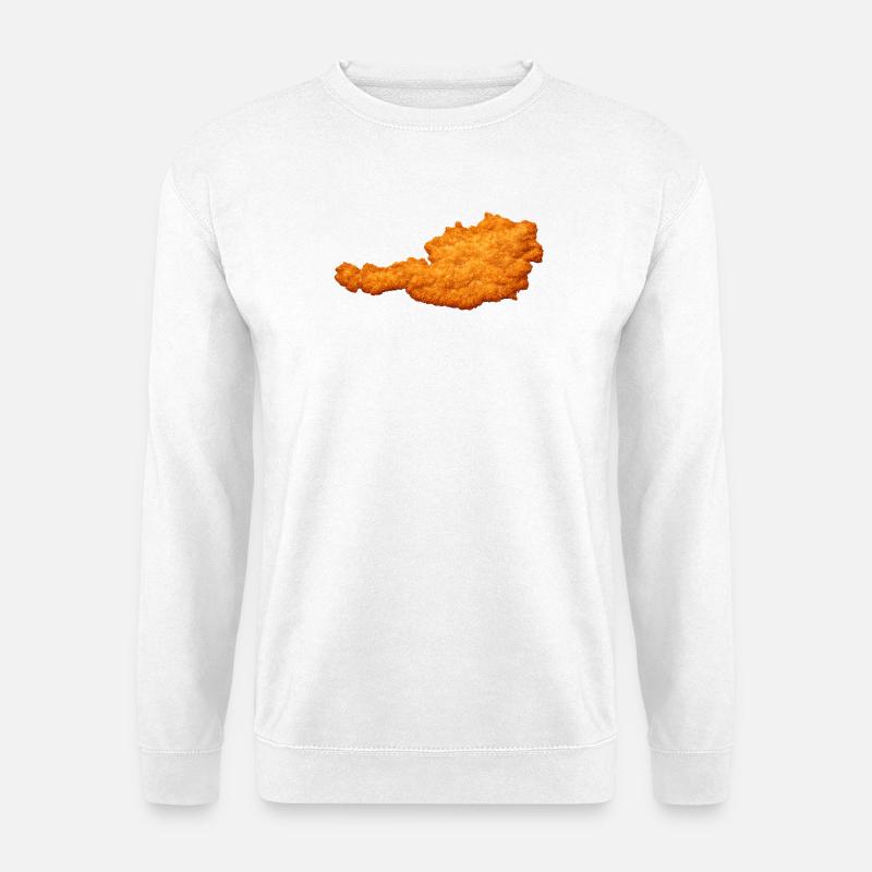 Schnitzel Österreich Kult & Leibspeise - Unisex Pullover - Weiß