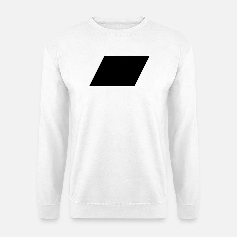 Parallelogramm - Unisex Pullover - Weiß