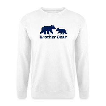 Don du frère Ours - Sweat-shirt Unisexe - blanc - Devant