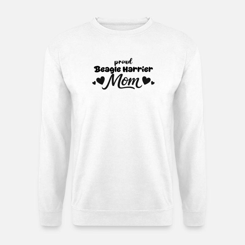 Proud Beagle Harrier Mother, Beagle Harrier - Unisex Sweatshirt - white