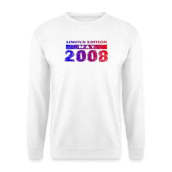 18e anniversaire Édition Limitée 05/2008 - Sweat-shirt Unisexe - blanc - Devant