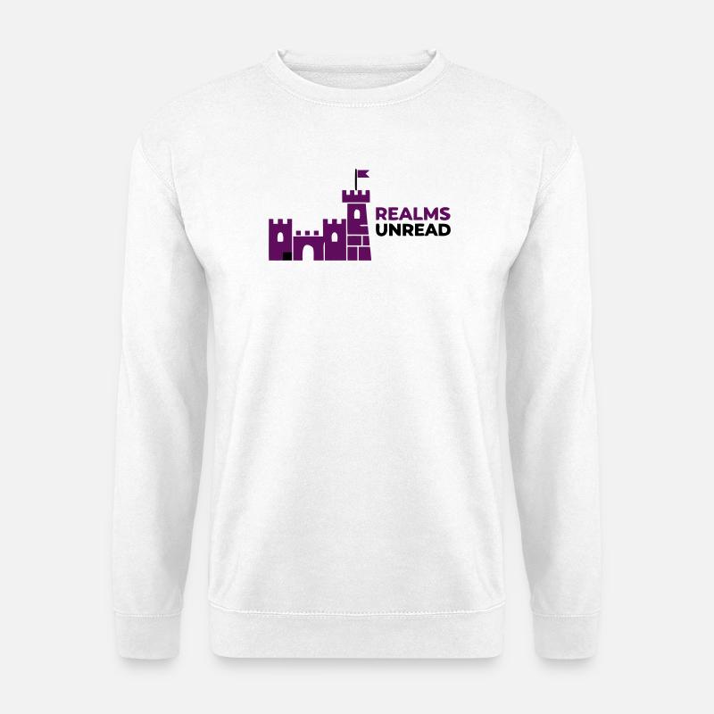 Castle Castle Realms Unread - Unisex Sweatshirt - white