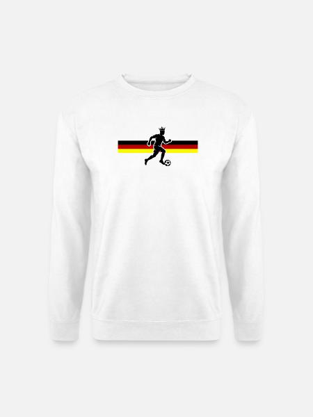 Soccer Germany Soccer Flag - Unisex Sweatshirt - white
