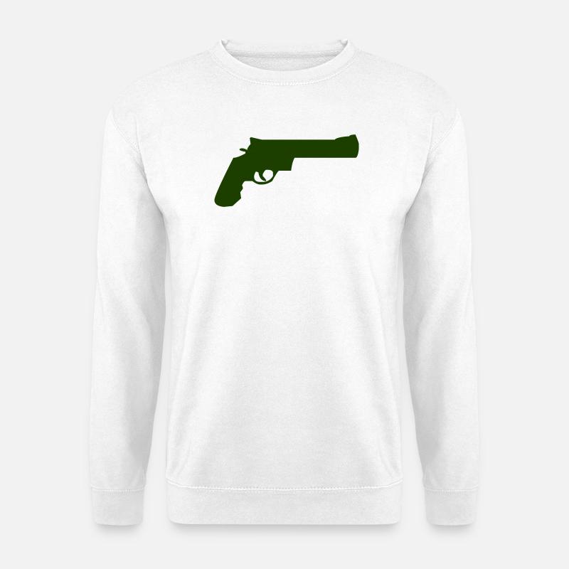 gun- - Unisex Pullover - Weiß