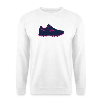 Graphique sportif de chaussures de golf - Sweat-shirt Unisexe - blanc - Devant
