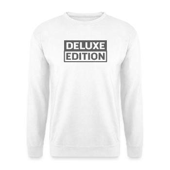 Deluxe Edition - Unisex Pullover - Weiß - Vorne - Alina (178cm) & Michal (187cm)