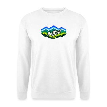 Bayerischer Wald - T-Shirt Pixelwald - Unisex Pullover - Weiß - Vorne - Alina (178cm) & Michal (187cm)