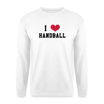 I Love Handball - Unisex Sweatshirt - white - Front