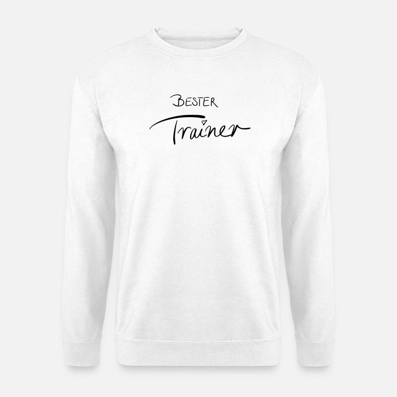 Bester Trainer - Unisex Pullover - Weiß