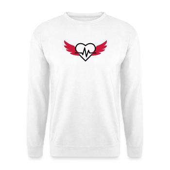 docteur / médecin / cardiologie / cardiologue - Sweat-shirt Unisexe - blanc - Devant