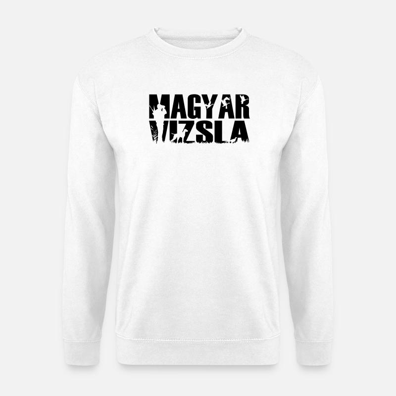 Jagdhund Magyar Viszla - Unisex Pullover - Weiß