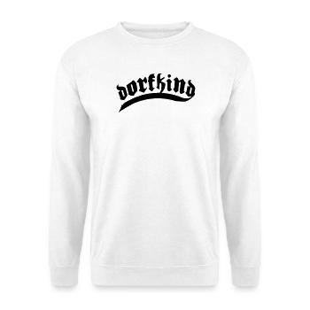 dorfkind dorf dorfi stolz stadt dorf beliebt - Unisex Pullover - Weiß - Vorne