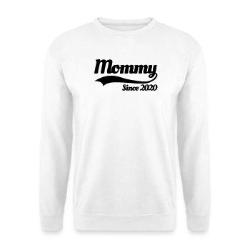 Mommy since 2020 mother pregnancy announcement - Unisex Sweatshirt - white - Front
