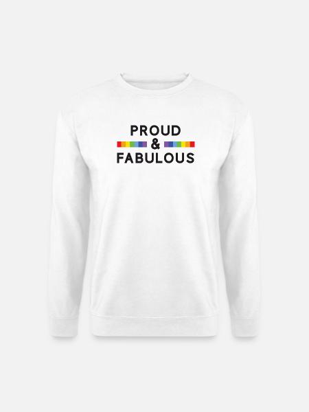 Pride Month - Stolz und fabelhaft - Unisex Pullover - Weiß