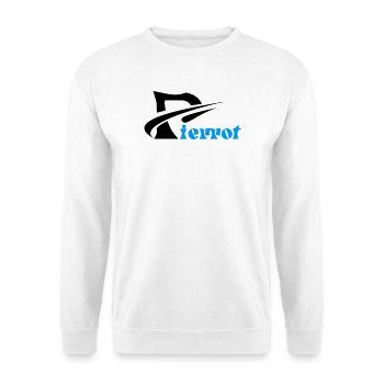 Pierrot - Unisex Pullover - Weiß - Vorne
