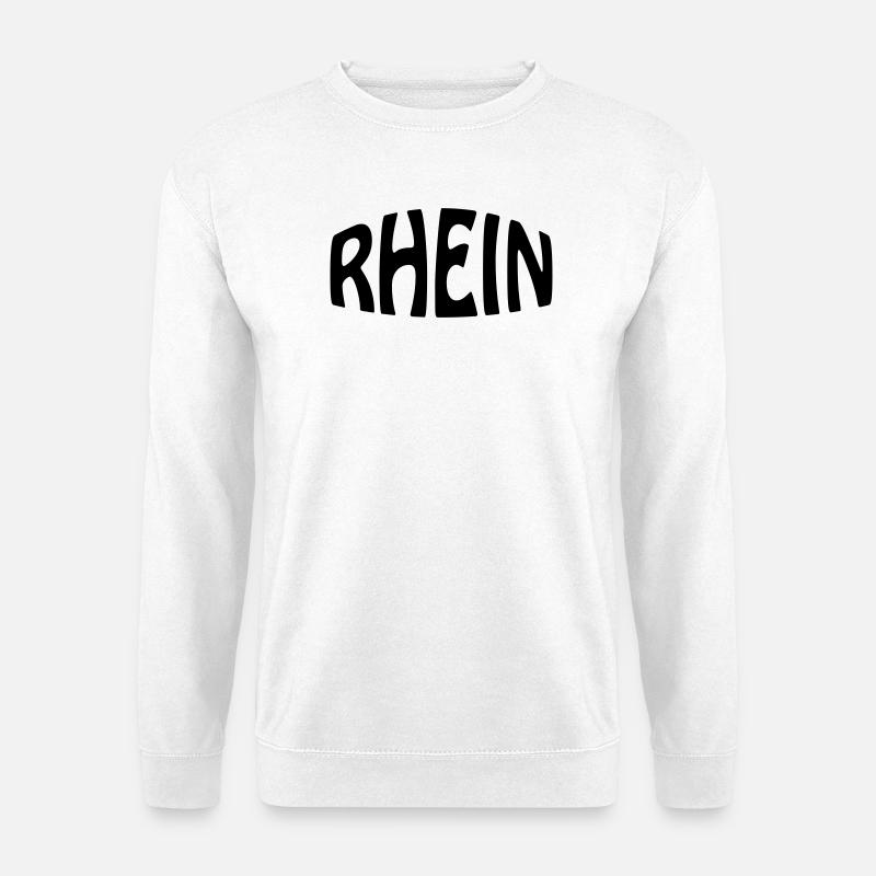 RHEIN - Unisex Pullover - Weiß