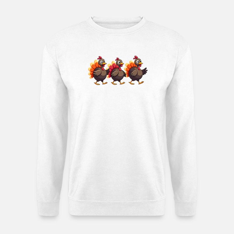 Thanksgiving Truthahn Baby - Unisex Pullover - Weiß