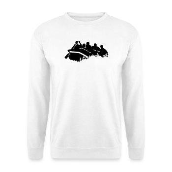 Rafting - Unisex Pullover - Weiß - Vorne