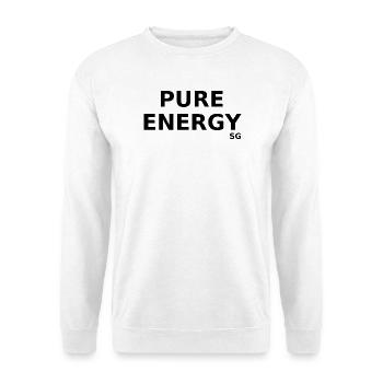 Pure Energy SG schwarz-weiß - Unisex Pullover - Weiß - Vorne