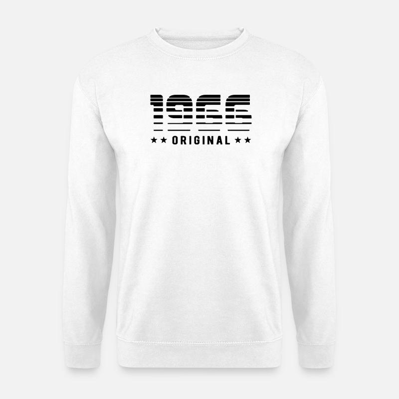 1966 Original Retro Design | Birthday - Unisex Sweatshirt - white