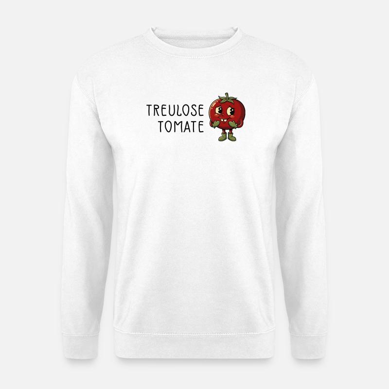 Treulose Tomate  - Unisex Pullover - Weiß