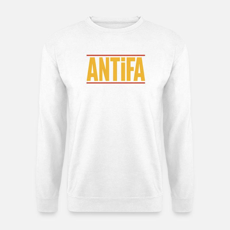 Antifa – Antifaschistisches Merch - Unisex Pullover - Weiß