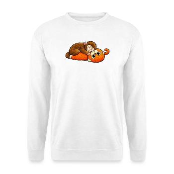 Monkey Punch Baby - Unisex Sweatshirt - white - Front