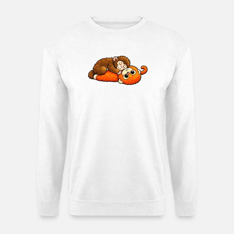 Monkey Punch Baby  - Unisex Pullover - Weiß