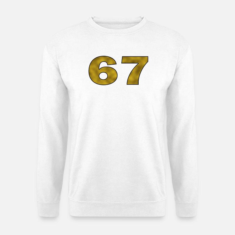 Goldene 67  - Unisex Pullover - Weiß