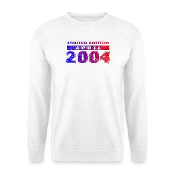 22e anniversaire Édition Limitée 04/2004 - Sweat-shirt Unisexe - blanc - Devant