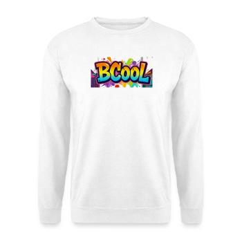 BCOOL Graffiti Éclaboussures Néon - Sweat-shirt Unisexe - blanc - Devant
