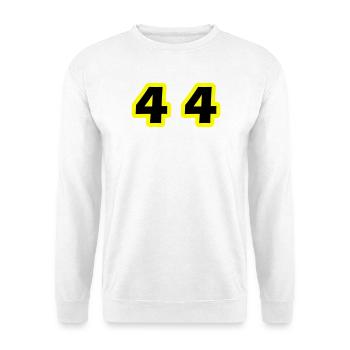 44 Number Symbol - Unisex Sweatshirt - white - Front