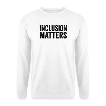 Inclusion is important – Special education – Freundli - Unisex Sweatshirt - white - Front
