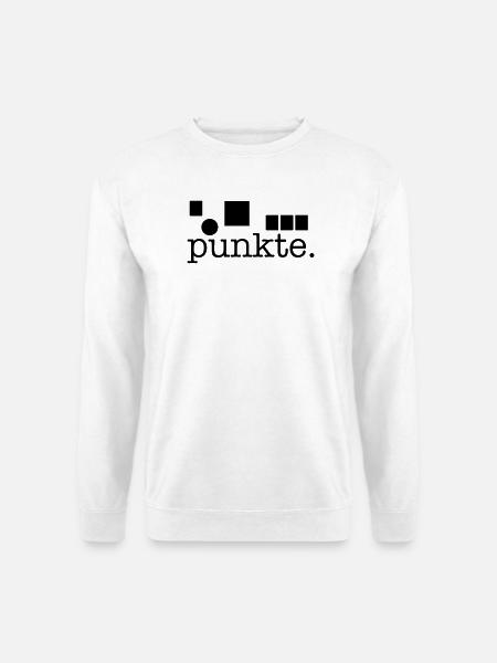 Punkte. - Unisex Pullover - Weiß