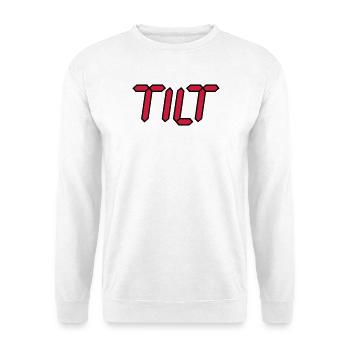 Tilt | durch drehen | durchgeknallt - Sweat-shirt Unisexe - blanc - Devant